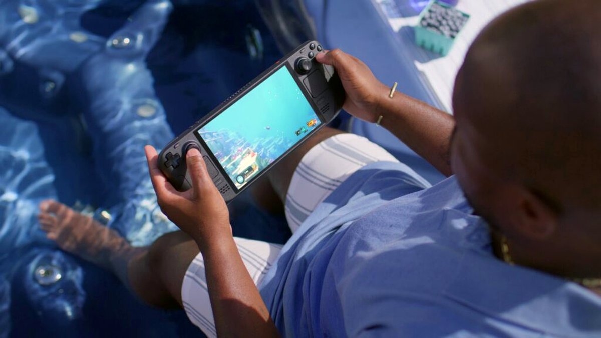 Steam Deck handheld
