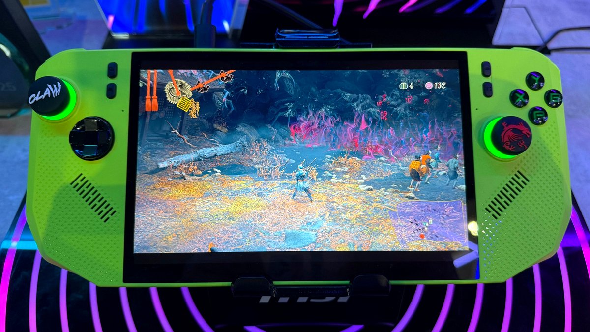 MSI Claw A8 BZ2EM AMD Ryzen Z2 Extreme handheld gaming PC Computex 2025
