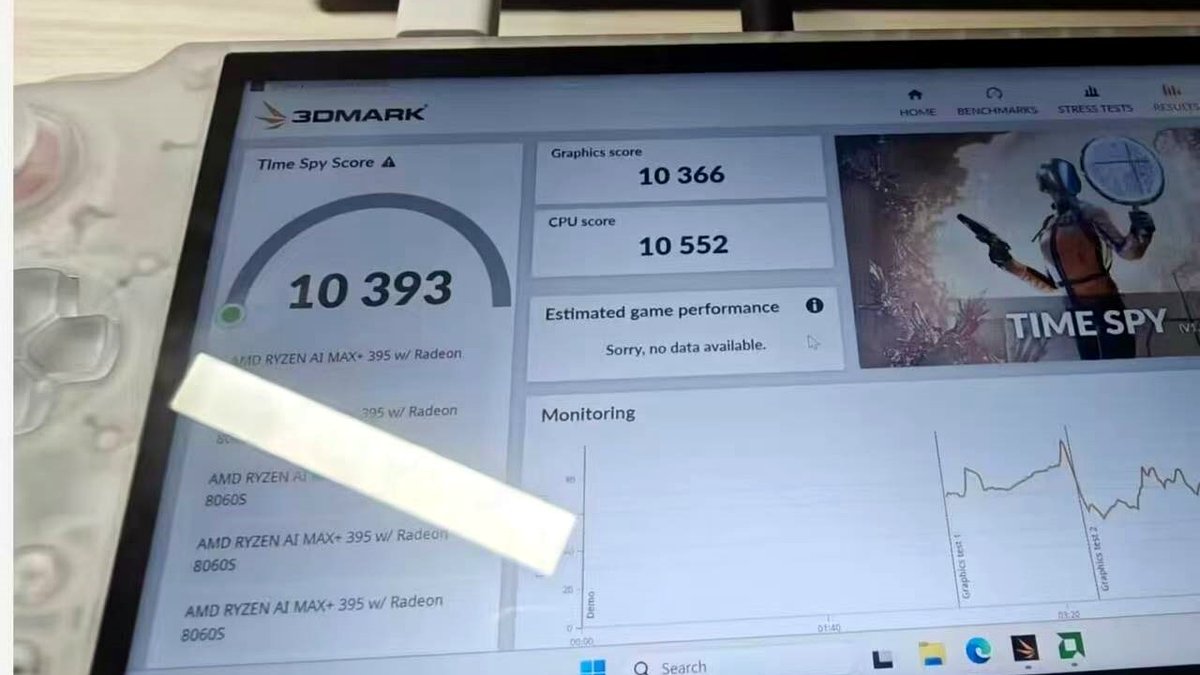 GPD Strix Halo prototype handheld gaming PC AMD Ryzen AI Max+ 395