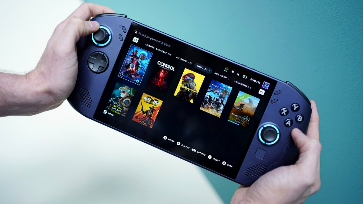Lenovo Legion Go S SteamOS handheld gaming